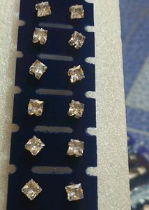 Ad Studs Zirconic Nug 6 Pairs
