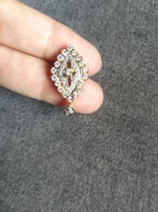 Dimond Pendant With Earings