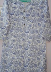 Elegant Paisley Print Kurta fixed price