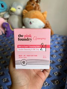 The pink foundry cleansing balm