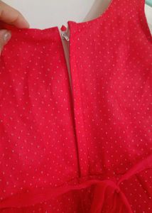 Red Party dress 👗 Rakhi special