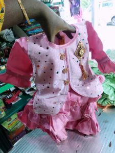 Sparkly Pink Baby Girls Dress 22