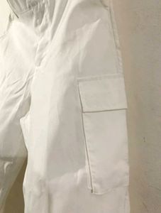 White Cargo Pants