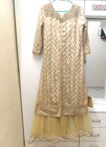 Elegant Golden Lehenga Choli Set