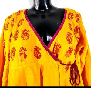 Surplice neckline Top