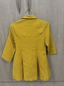 Mustard Blazer - Stylish &amp; Trendy