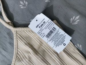 Cute Beige Crop Top