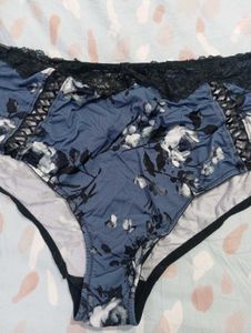 Floral Lace Trim Panties