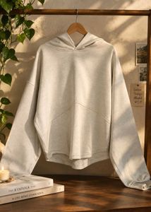 Cozy Grey Cropped Hoodie