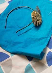 Golden Floral Hairband