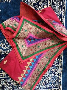 embroidered gorgette dupatta