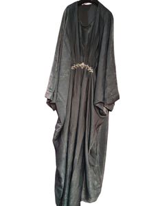 🆕 Elegant Gray Dubai Kaftan Abaya, Burqua