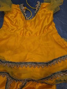 Kids Yellow Krishna Dress