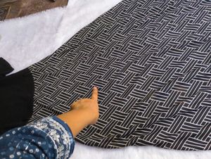❤️Size S To L Elegant Black &amp; White Dress Material