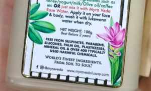 Myra Veda Raw Wild White Turmeric