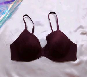 Comfortable Maroon Bra