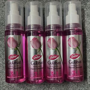Dabur Gulabari Rose Glow Face Cleanser Pack 4