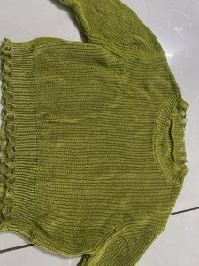 Chic Knitted Cropped Sweater