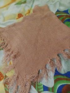 Fringed Poncho Cover-Up top