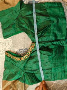 Floral Print Peach Saree