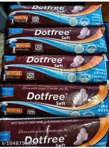 Dotfree Soft Extra Long Pads (Pack of 5)