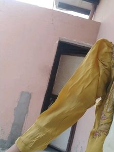Beautiful Yellow Kurta Set with Dupatta  beautifu