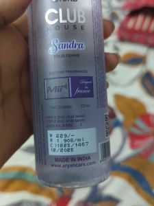 Club House Sandra Perfume Spray