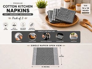 combo of 6 kitchen napkins FREE DELIVERY