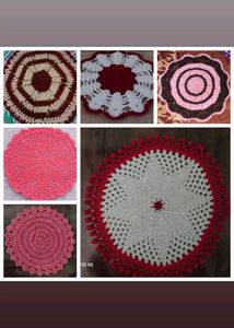 Handmade Crochet Doilies Set