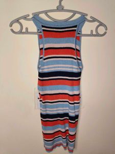 Striped Ribbed Tank Top