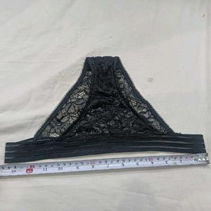 🪔 Black Lace Thong Panty