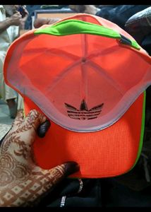 Orange &amp; Lime Adidas Cap