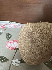Jute Rope Decorative Basket