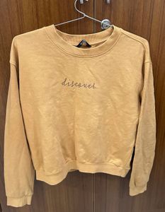 Discover Embroidered Sweatshirt