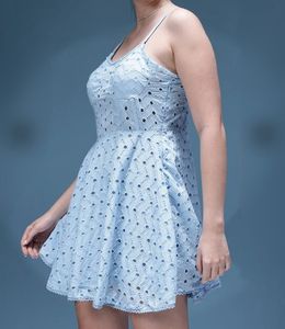 Chic Lace Fit &amp; Flare Mini Dress