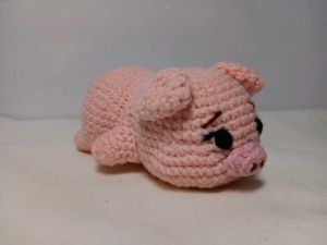 Crochet Pig Plush