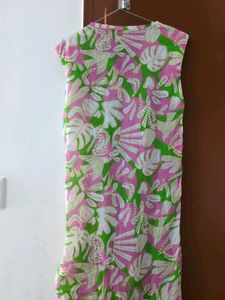 Vibrant Floral Print Sleeveless Dress