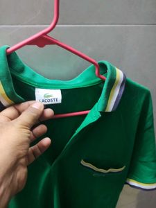 Green Lacoste Polo T-Shirt