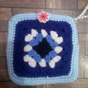 Crochet Granny Square Pouch