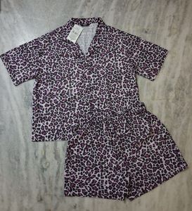 Animal Print Pajama Set