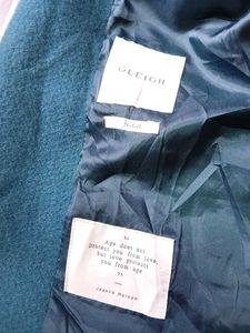 Blue Oversized Coat