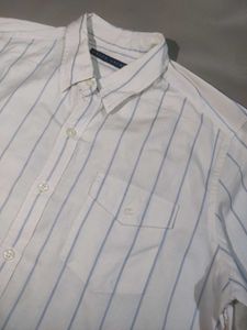 Classic Striped Button-Up Shirt