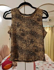 Animal Print Tank Top