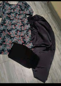 3 Pcs Suit Kurti Dhoti Nd Legging