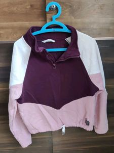 H&M Colorblock 1/4 Zip Sweatshirt