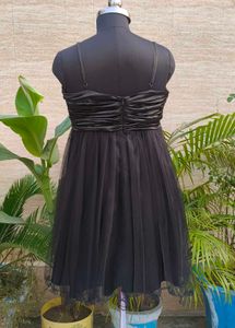 Elegant Black Tulle Dress
