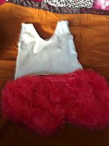 Faux Fur Lehenga Choli