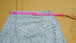 Floral Print High-Waist Skirt