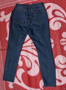 Stylish 2 tone Blue Denim Jeans