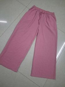 Pink Wide Leg Pants